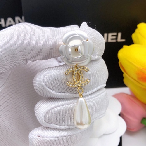 Replica Chanel Earrings For Women #1220068 $29.00 USD for Wholesale