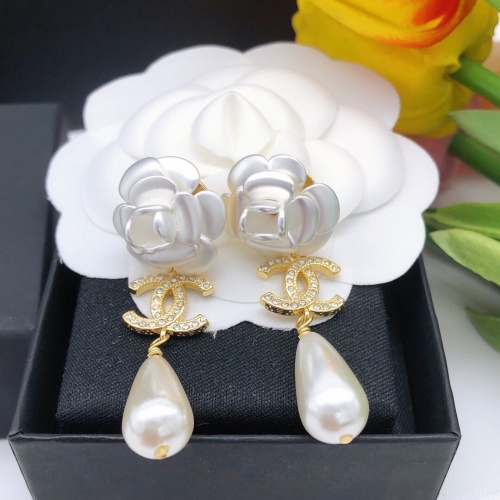 Replica Chanel Earrings For Women #1220068 $29.00 USD for Wholesale