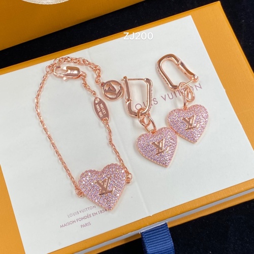 Louis Vuitton LV Jewelry Set For Women #1220071 $48.00 USD, Wholesale Replica Louis Vuitton LV Jewelry Set