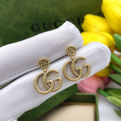 Replica Gucci Earrings For Women #1220076 $25.00 USD for Wholesale