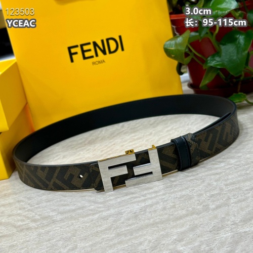 Replica Fendi AAA Quality Belts For Men #1220088 $52.00 USD for Wholesale