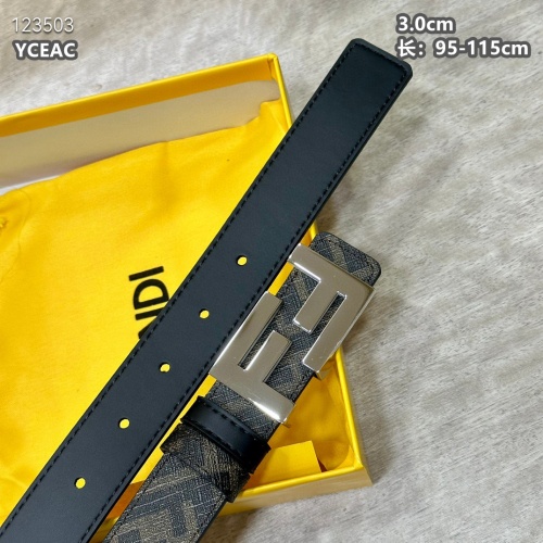 Replica Fendi AAA Quality Belts For Men #1220088 $52.00 USD for Wholesale