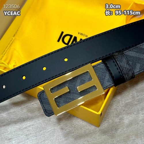 Replica Fendi AAA Quality Belts For Men #1220092 $52.00 USD for Wholesale