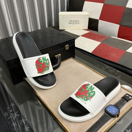 Alexander McQueen Slippers For Men #1220124 $48.00 USD, Wholesale Replica Alexander McQueen Slippers