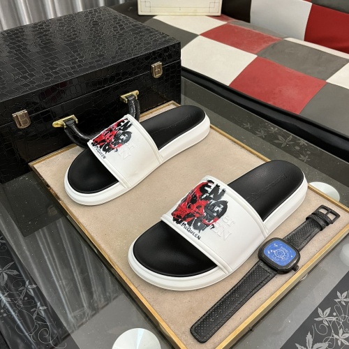 Replica Alexander McQueen Slippers For Men #1220126 $48.00 USD for Wholesale