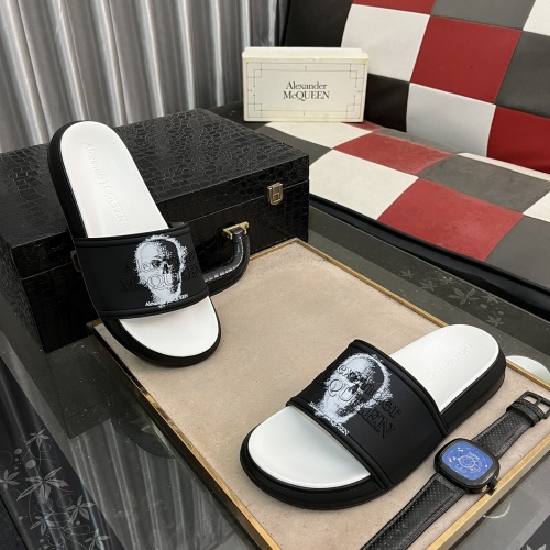 Alexander McQueen Slippers For Men #1220132 $48.00 USD, Wholesale Replica Alexander McQueen Slippers