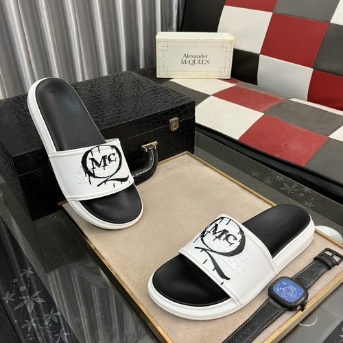 Alexander McQueen Slippers For Men #1220138 $48.00 USD, Wholesale Replica Alexander McQueen Slippers