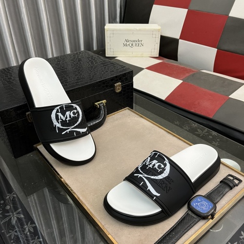 Alexander McQueen Slippers For Men #1220140 $48.00 USD, Wholesale Replica Alexander McQueen Slippers