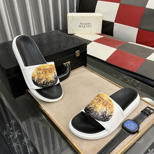 Alexander McQueen Slippers For Men #1220142 $48.00 USD, Wholesale Replica Alexander McQueen Slippers