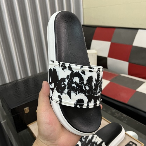 Replica Alexander McQueen Slippers For Men #1220146 $48.00 USD for Wholesale