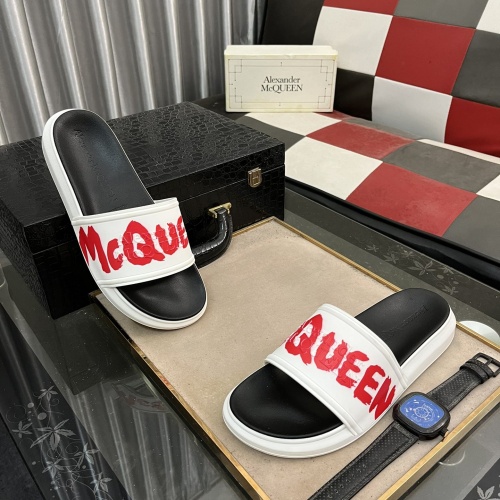 Alexander McQueen Slippers For Men #1220148 $48.00 USD, Wholesale Replica Alexander McQueen Slippers