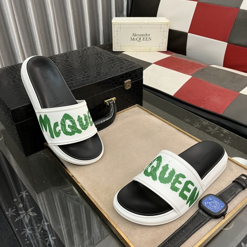 Alexander McQueen Slippers For Men #1220150 $48.00 USD, Wholesale Replica Alexander McQueen Slippers