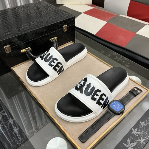 Replica Alexander McQueen Slippers For Men #1220152 $48.00 USD for Wholesale