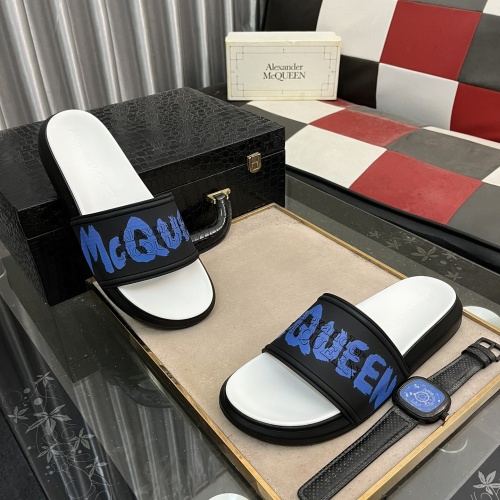 Alexander McQueen Slippers For Men #1220156 $48.00 USD, Wholesale Replica Alexander McQueen Slippers