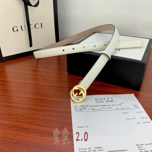 Replica Gucci AAA Quality Belts For Women #1220208 $48.00 USD for Wholesale