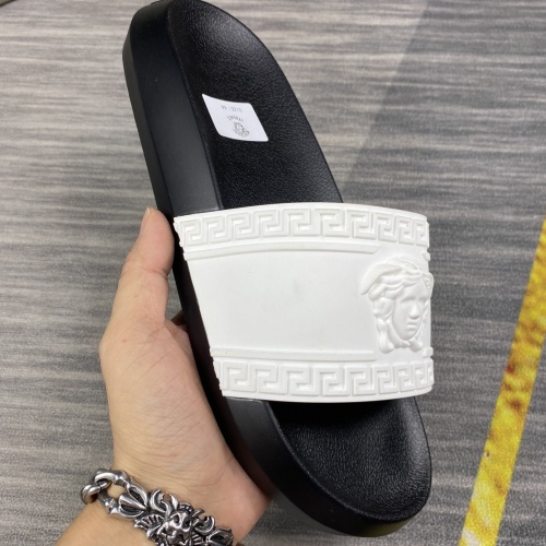 Replica Versace Slippers For Men #1220268 $45.00 USD for Wholesale