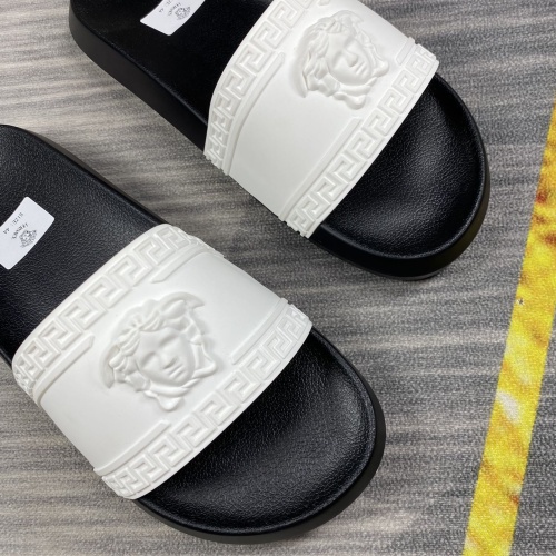 Replica Versace Slippers For Men #1220268 $45.00 USD for Wholesale