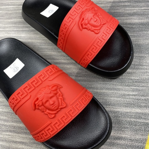 Replica Versace Slippers For Men #1220271 $45.00 USD for Wholesale