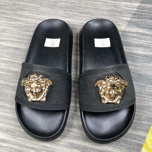 Versace Slippers For Men #1220286 $45.00 USD, Wholesale Replica Versace Slippers