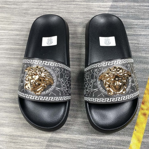 Versace Slippers For Men #1220288 $45.00 USD, Wholesale Replica Versace Slippers