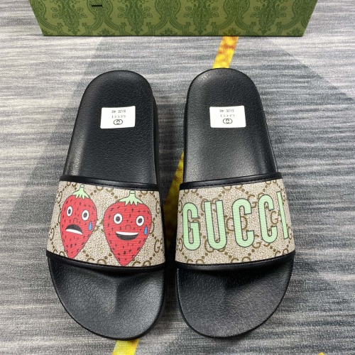 Gucci Slippers For Men #1220303 $45.00 USD, Wholesale Replica Gucci Slippers