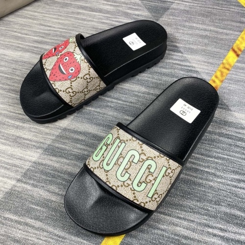 Replica Gucci Slippers For Men #1220303 $45.00 USD for Wholesale