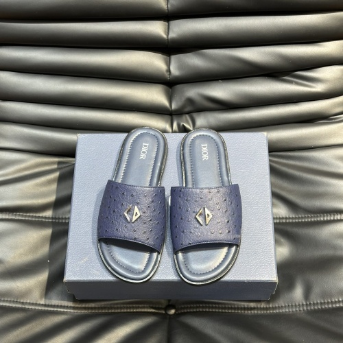 Replica Christian Dior Slippers For Men #1220347 $56.00 USD for Wholesale