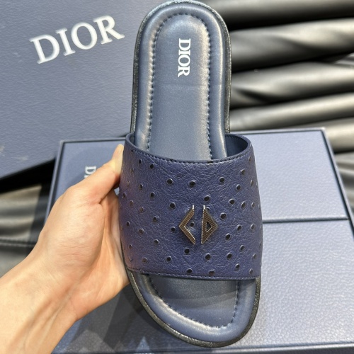 Replica Christian Dior Slippers For Men #1220347 $56.00 USD for Wholesale