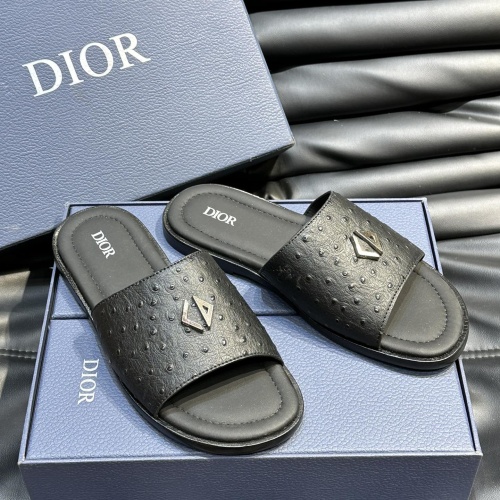 Christian Dior Slippers For Men #1220348 $56.00 USD, Wholesale Replica Christian Dior Slippers