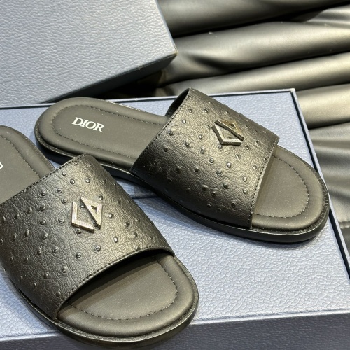 Replica Christian Dior Slippers For Men #1220348 $56.00 USD for Wholesale