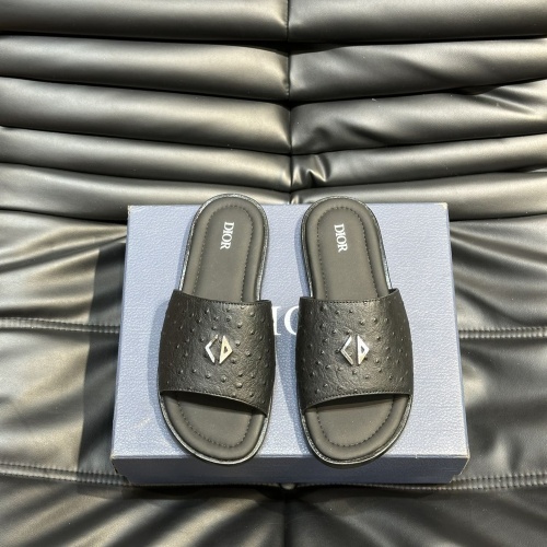 Replica Christian Dior Slippers For Men #1220348 $56.00 USD for Wholesale