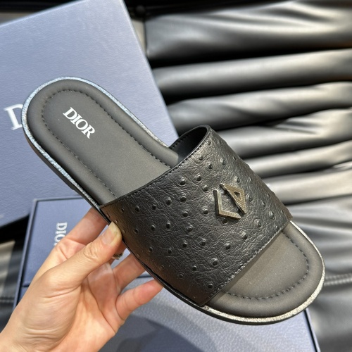 Replica Christian Dior Slippers For Men #1220348 $56.00 USD for Wholesale