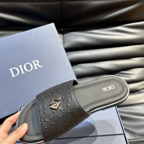 Replica Christian Dior Slippers For Men #1220348 $56.00 USD for Wholesale