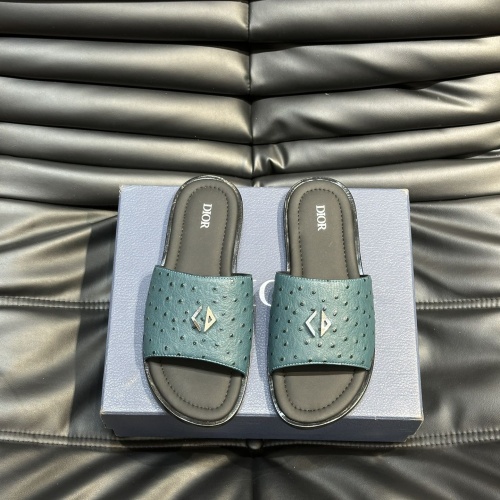 Replica Christian Dior Slippers For Men #1220349 $56.00 USD for Wholesale