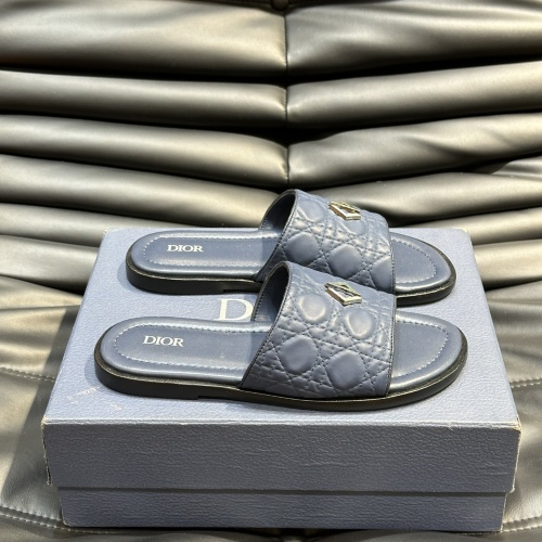 Replica Christian Dior Slippers For Men #1220350 $56.00 USD for Wholesale