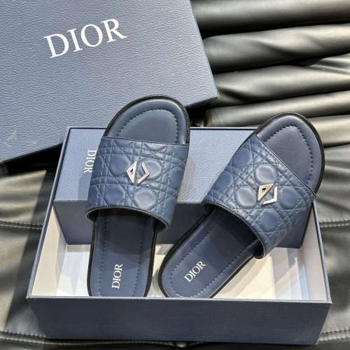 Replica Christian Dior Slippers For Men #1220350 $56.00 USD for Wholesale