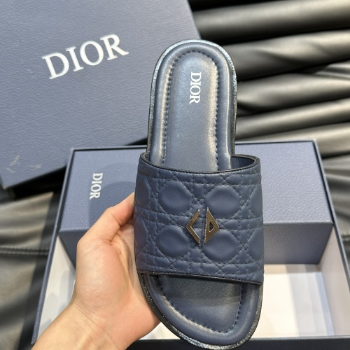 Replica Christian Dior Slippers For Men #1220350 $56.00 USD for Wholesale