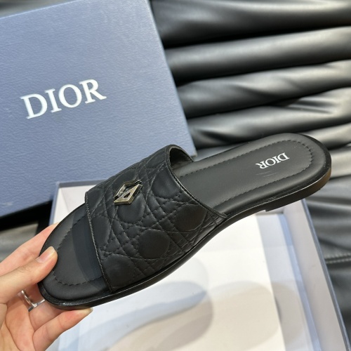 Replica Christian Dior Slippers For Men #1220351 $56.00 USD for Wholesale