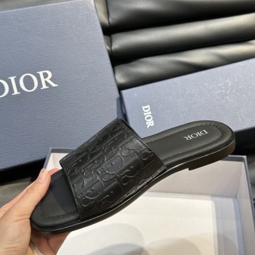 Replica Christian Dior Slippers For Men #1220354 $56.00 USD for Wholesale