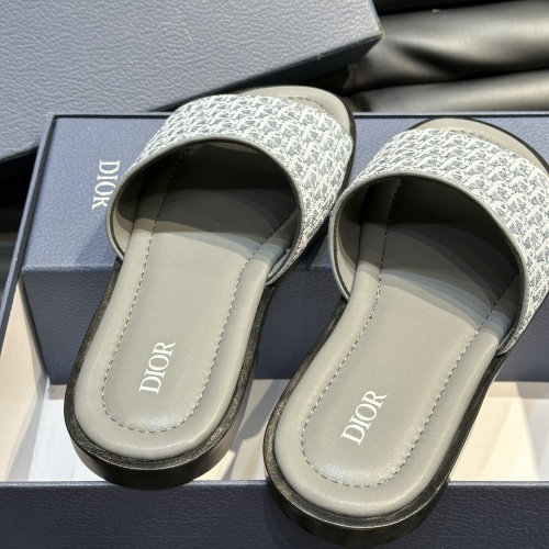 Replica Christian Dior Slippers For Men #1220355 $56.00 USD for Wholesale