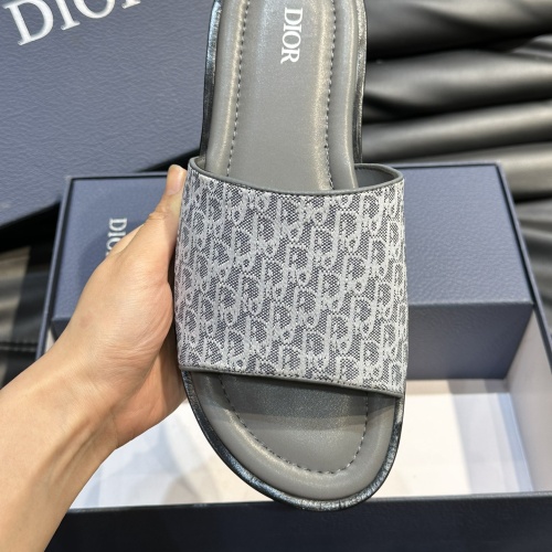 Replica Christian Dior Slippers For Men #1220355 $56.00 USD for Wholesale