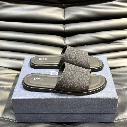 Replica Christian Dior Slippers For Men #1220356 $56.00 USD for Wholesale