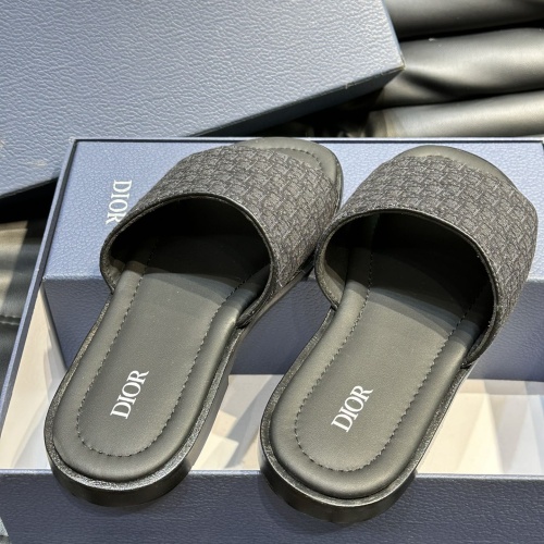 Replica Christian Dior Slippers For Men #1220356 $56.00 USD for Wholesale