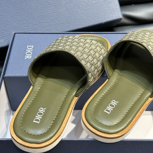 Replica Christian Dior Slippers For Men #1220357 $56.00 USD for Wholesale