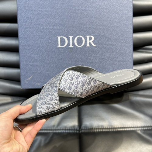 Replica Christian Dior Slippers For Men #1220358 $56.00 USD for Wholesale