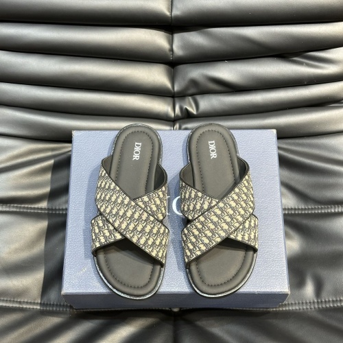 Christian Dior Slippers For Men #1220359 $56.00 USD, Wholesale Replica Christian Dior Slippers