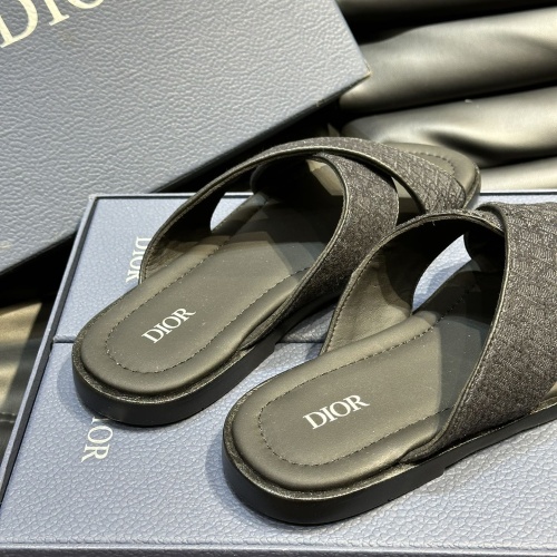 Replica Christian Dior Slippers For Men #1220360 $56.00 USD for Wholesale