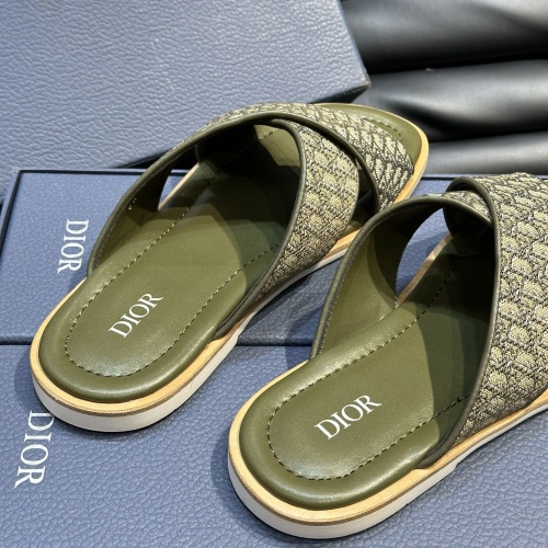 Replica Christian Dior Slippers For Men #1220361 $56.00 USD for Wholesale