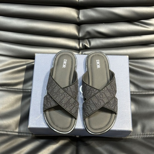 Christian Dior Slippers For Men #1220365 $56.00 USD, Wholesale Replica Christian Dior Slippers