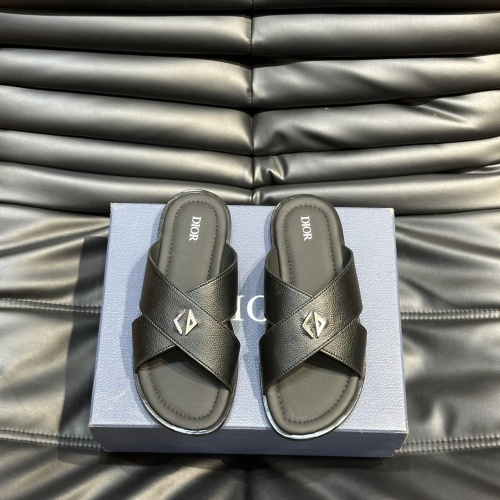 Christian Dior Slippers For Men #1220367 $56.00 USD, Wholesale Replica Christian Dior Slippers